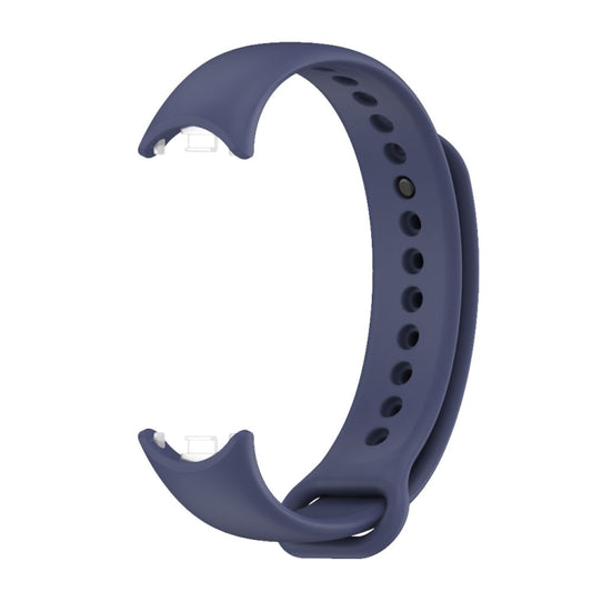 For Xiaomi Smart Band 10 / 9 / 8 Mijobs Solid Color Silicone Watch Band(Midnight Blue) by buy2fix
