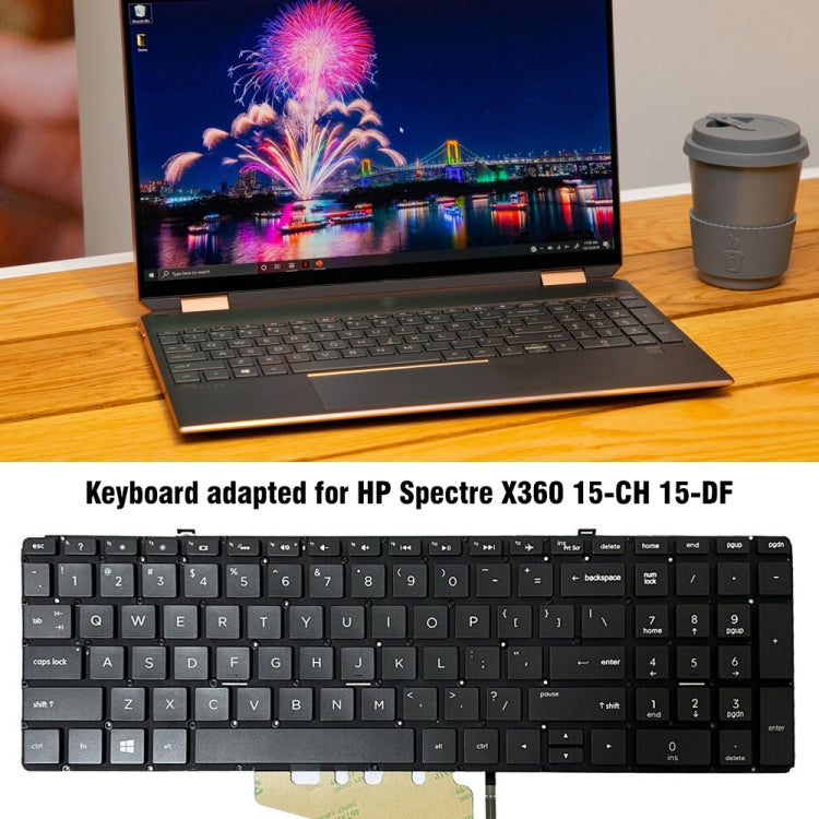 For HP Spectre X360 15-CH US Version Laptop Backlight Keyboard by buy2fix