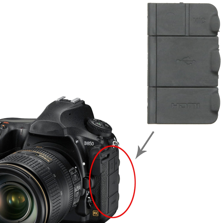 For Nikon D850 OEM USB Cover Cap by buy2fix