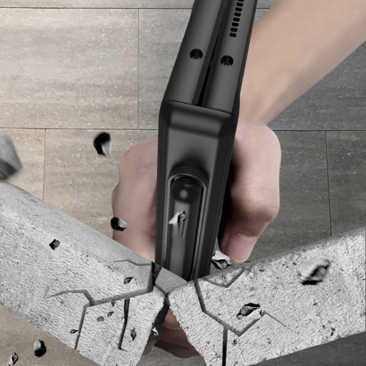 For Samsung Galaxy Z Fold5 GKK Full Coverage Magnetic Fold Hinge Phone Case with Pen Slots(Black) by GKK