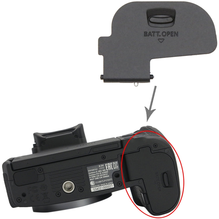 For Canon EOS R Original Battery Compartment Cover - Battery Cover by buy2fix | Online Shopping UK | buy2fix