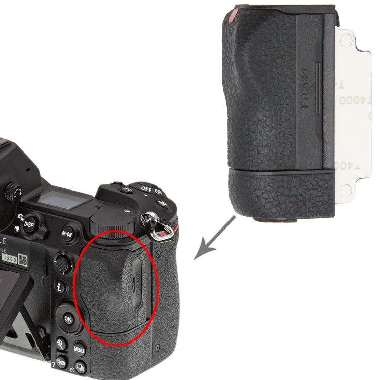 For Nikon Z6 II SD Card Slot Compartment Cover by buy2fix