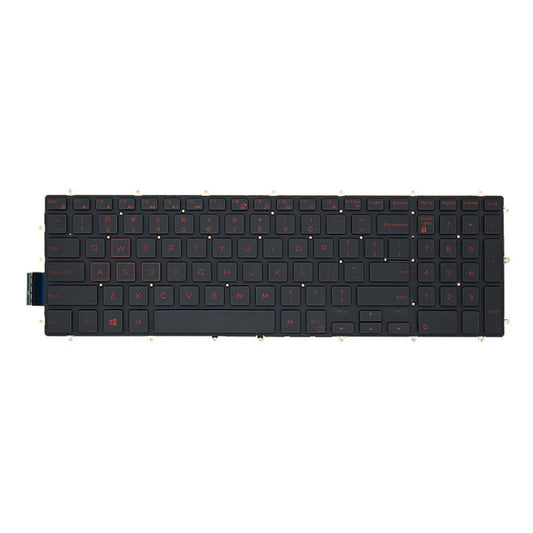 Backlight Laptop Keyboard For Dell G3 3579 3779 / G5 5587 / G7 7588(Red Word) by buy2fix