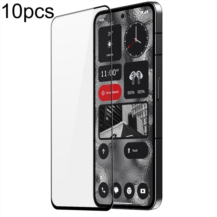 For Nothing Phone 2 10pcs DUX DUCIS 0.33mm 9H Medium Alumina Tempered Glass Film - Nothing Cases by DUX DUCIS | Online Shopping UK | buy2fix