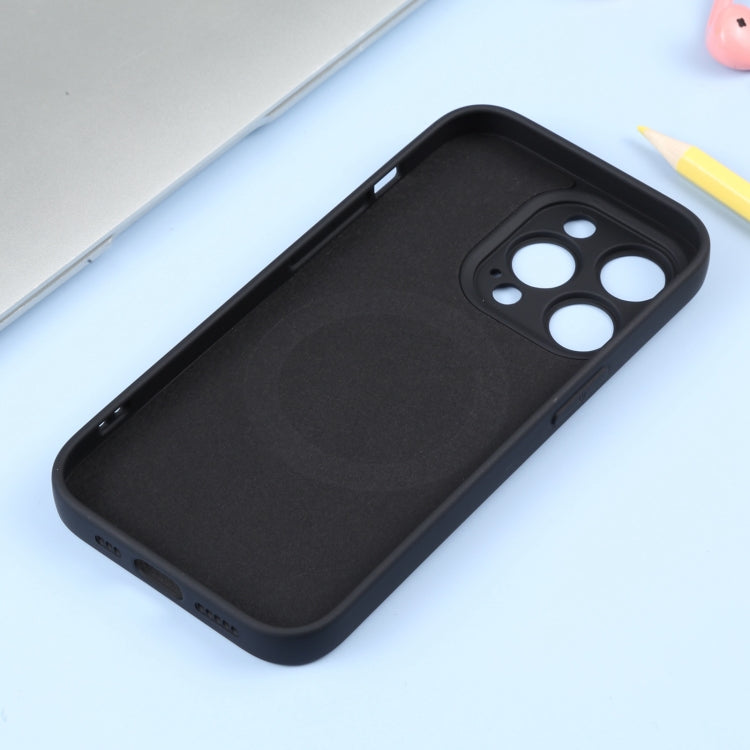 For iPhone 15 Pro Liquid Silicone Magsafe Phone Case(Black) - iPhone 15 Pro Cases by buy2fix | Online Shopping UK | buy2fix