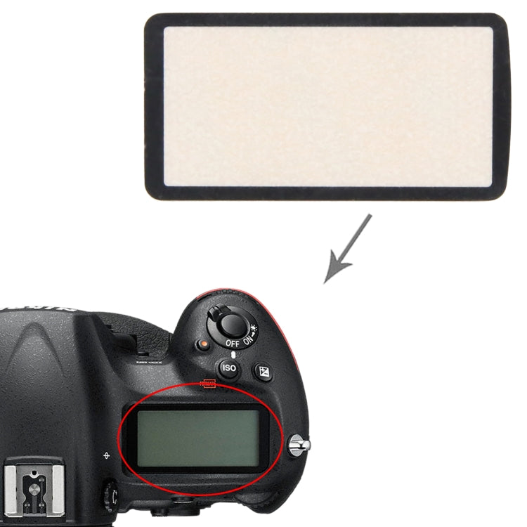 For Nikon D5 Top Cover Shoulder LCD Outer Lens - LCD Screen by buy2fix | Online Shopping UK | buy2fix