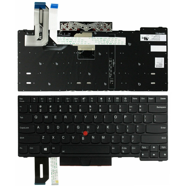 For Lenovo T480S E480 E485 L480 T490 US Version Laptop Keyboard - Lenovo Spare Parts by buy2fix | Online Shopping UK | buy2fix