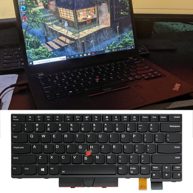 For Lenovo T470S/ThinkPad 13 2nd New S2 2017 US Version Laptop Keyboard by buy2fix