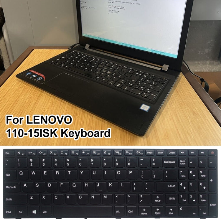 For Lenovo 110-15ISK US Version Laptop Keyboard - Lenovo Spare Parts by buy2fix | Online Shopping UK | buy2fix