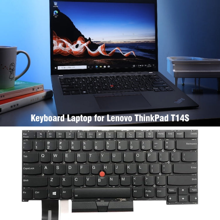 For Lenovo ThinkPad T490S T14S 20T0 20T1 US Version Laptop Keyboard - Lenovo Spare Parts by buy2fix | Online Shopping UK | buy2fix