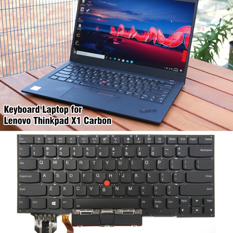 For Lenovo Thinkpad X1 Carbon 8th Gen 2020 US Version Backlight Laptop Keyboard by buy2fix