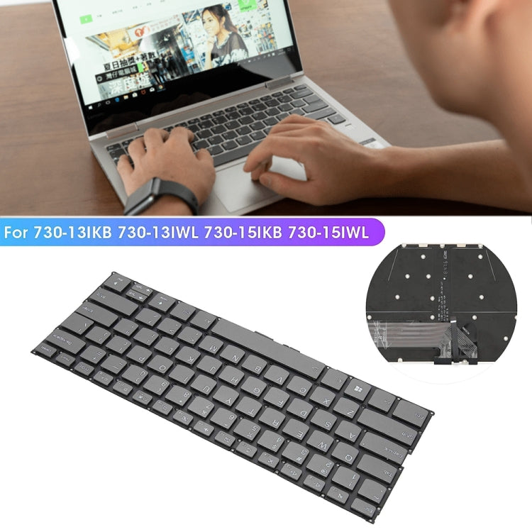 For Lenovo Yoga 730-13IKB / 730-13IWL US Version Backlight Laptop Keyboard by buy2fix