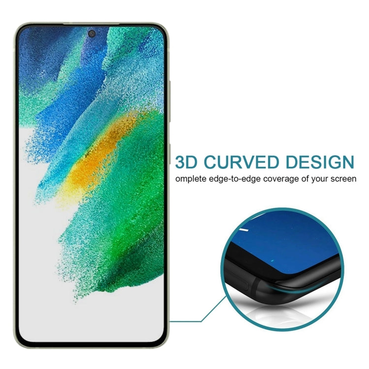 For Samsung Galaxy S21 FE 5G Flat Surface Privacy Tempered Glass Film - Galaxy Tempered Glass by buy2fix | Online Shopping UK | buy2fix