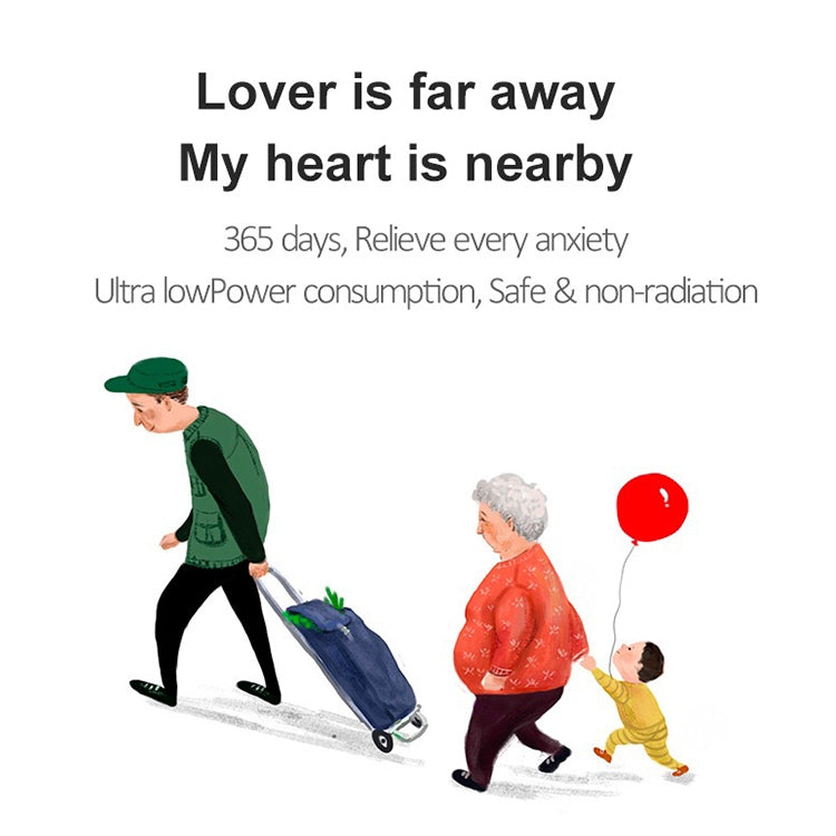 Global Location Tracker Anti-lost Protection Devices(White) by buy2fix