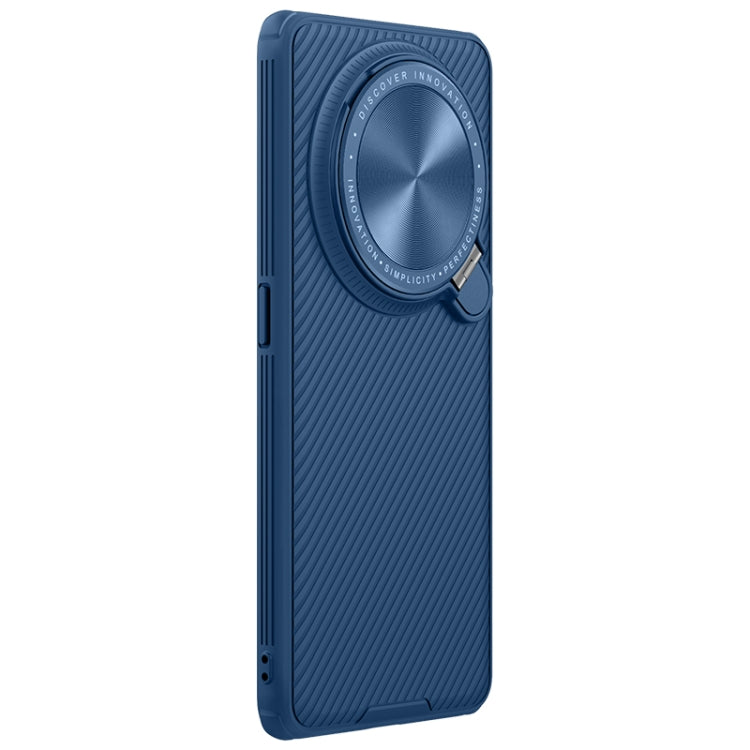 For OPPO Find X6 Pro NILLKIN Black Mirror Prop CD Texture Mirror Phone Case(Blue) - OPPO Cases by NILLKIN | Online Shopping UK | buy2fix