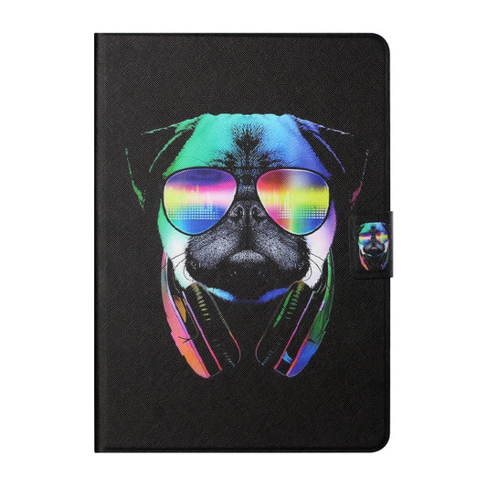 For Amazon Kindle Fire Max 11 Colored Drawing Smart Leather Tablet Case(Eye Dog) by buy2fix