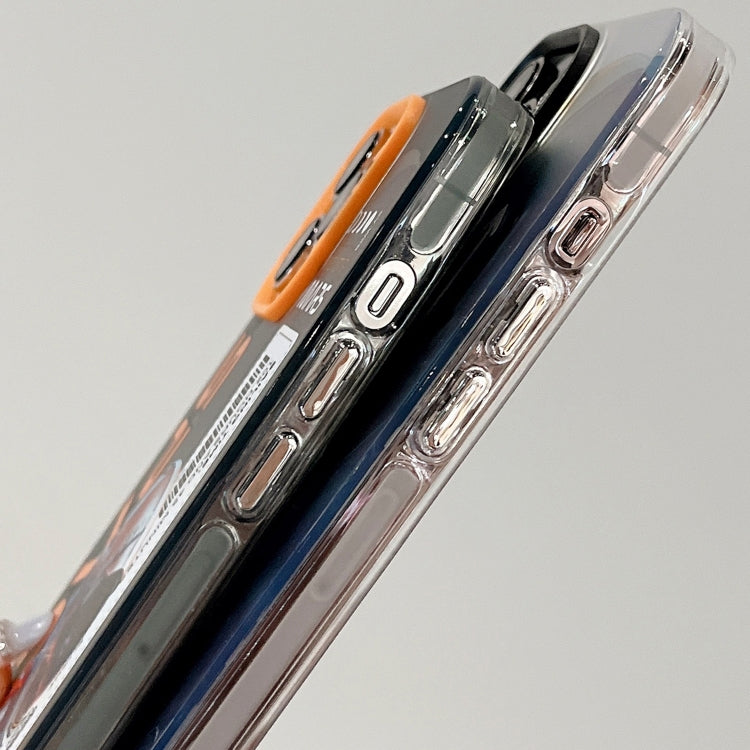 For iPhone 15 Pro Max Astronaut Pattern PC Phone Case(Gray Panda) by buy2fix