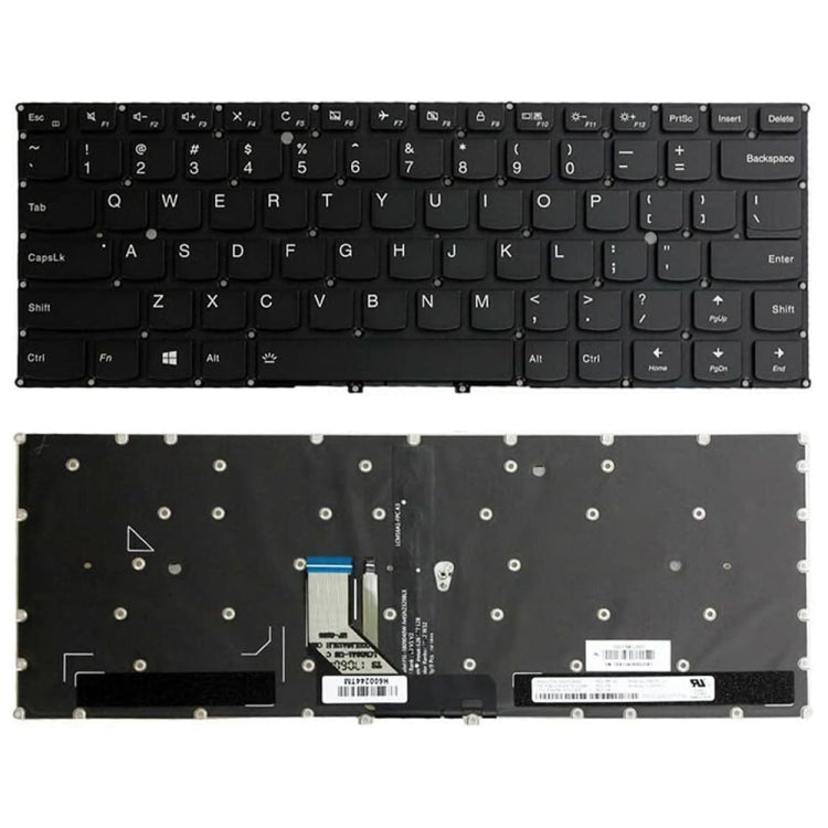 For Lenovo Yoga 910-13JKB / Yoga 5 Pro Backlight Laptop Keyboard without Frame - Lenovo Spare Parts by buy2fix | Online Shopping UK | buy2fix