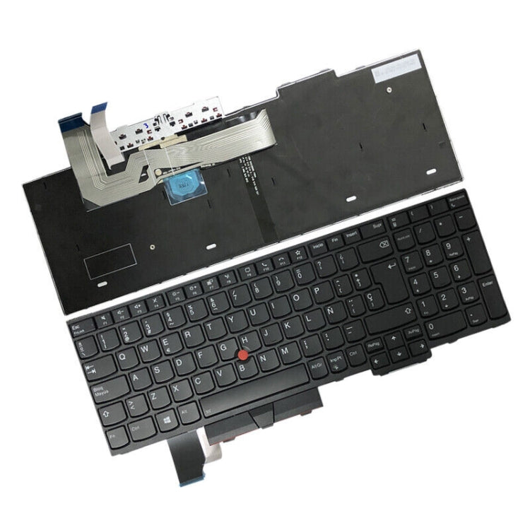 For Lenovo ThinkPad E580 / L580 / E585 Spanish Version Backlight Laptop Keyboard - Lenovo Spare Parts by buy2fix | Online Shopping UK | buy2fix
