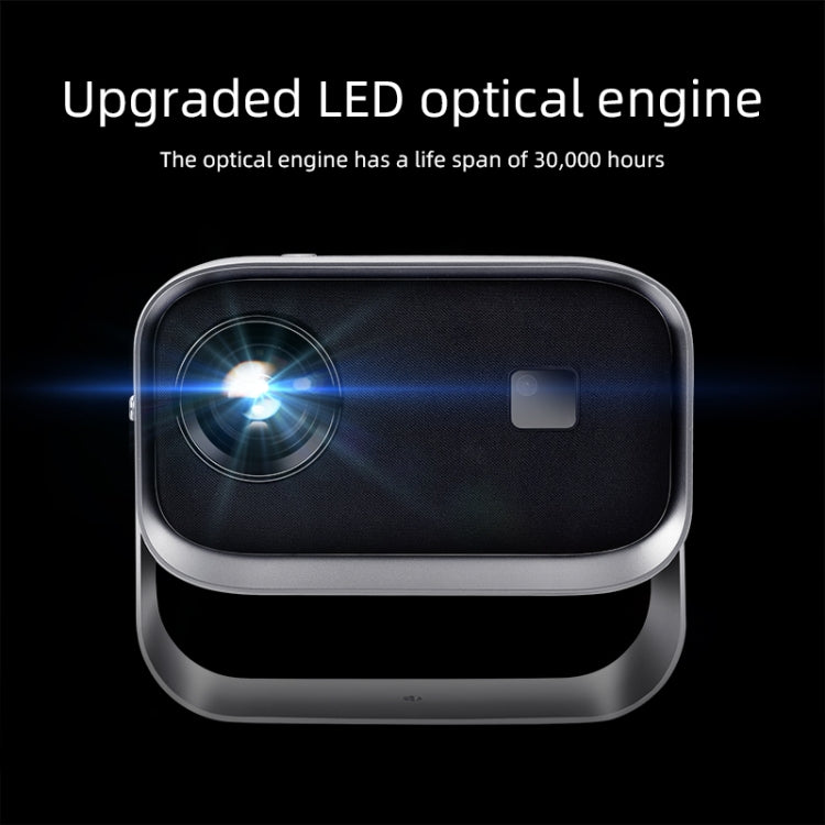 AUN A003 1280x720P 150 Lumens Same Screen Version Portable Home Theater LED HD Digital Projector, EU Plug(Grey) - LED Projector by AUN | Online Shopping UK | buy2fix