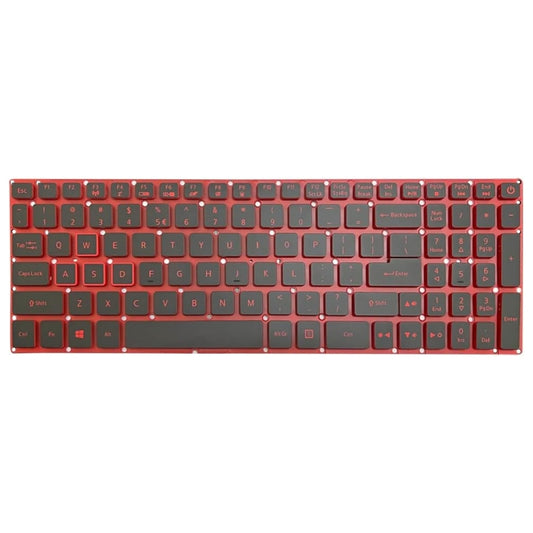 For Acer Nitro 5 AN515-41 US Version Red Backlight Laptop Keyboard by buy2fix