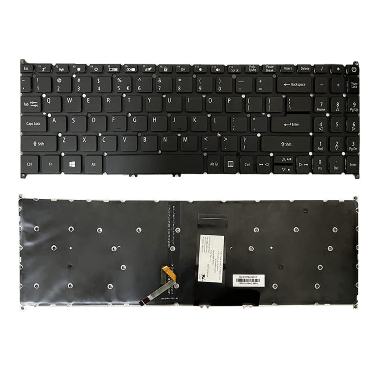 For Acer Swift 3 SF315-51 US Version Backlight Laptop Keyboard - Replacement Keyboards by buy2fix | Online Shopping UK | buy2fix