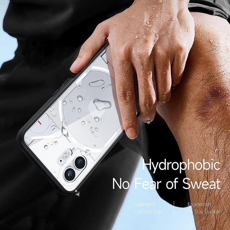 For Nothing Phone 2 Frosted TPU Shockproof Protective Phone Case(Black) by buy2fix