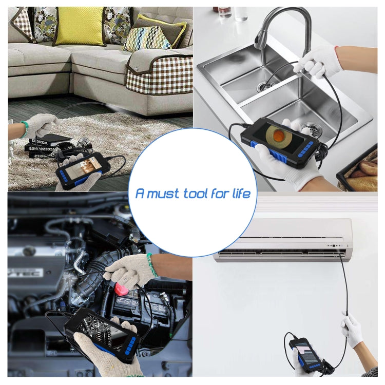 P40 5.5mm HD Blue Waterproof Portable Integrated Hand-held Vertical Screen Industry Endoscope, Length:2m(Hardwire) by buy2fix