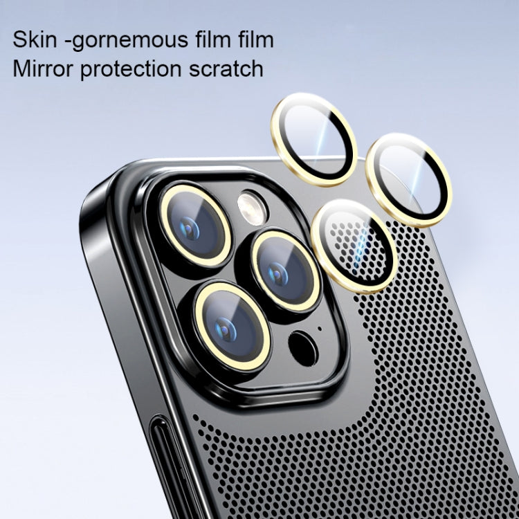 For iPhone 14 Pro Ice Sense Heat Dissipation Electroplating PC Phone Case(Silver) - iPhone 14 Pro Cases by buy2fix | Online Shopping UK | buy2fix
