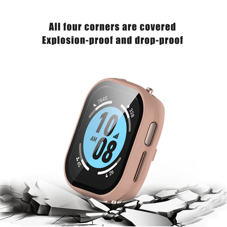 For Honor Watch 4 PC + 9H Tempered Glass Integrated Watch Case(Black) by buy2fix
