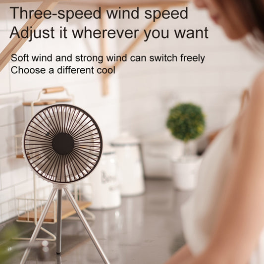 DQ213 4000mAh Outdoor Portable Camping Fan Tent Hanging Vertical Light(White) by buy2fix