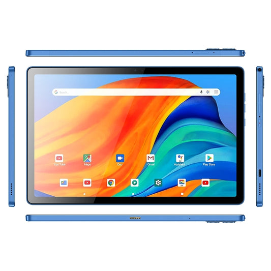 BDF P60 4G LTE Tablet PC 10.1 inch, 8GB+256GB, Android 12 MTK6762 Octa Core, Support Dual SIM, EU Plug(Blue) by BDF
