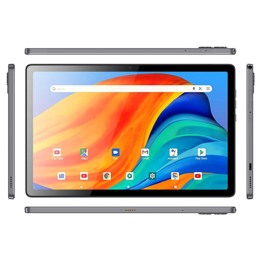 BDF P60 4G LTE Tablet PC 10.1 inch, 8GB+256GB, Android 12 MTK6762 Octa Core, Support Dual SIM, EU Plug(Grey) by BDF