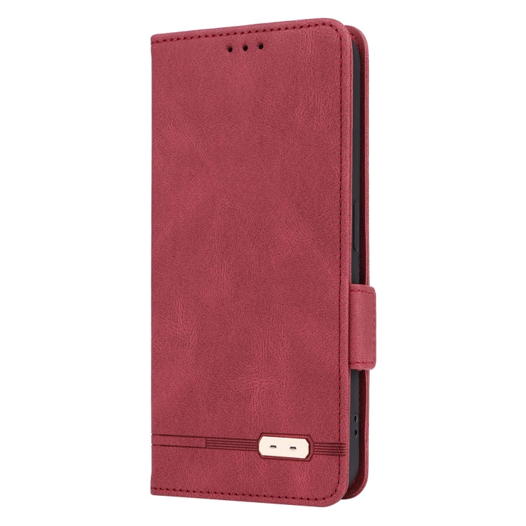 For Nothing Phone 2 Magnetic Clasp Leather Phone Case(Red) - Nothing Cases by buy2fix | Online Shopping UK | buy2fix