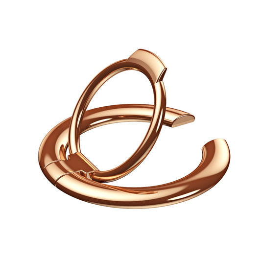 Electroplated Metal Magnetic Ring Holder(Rose Gold) by buy2fix