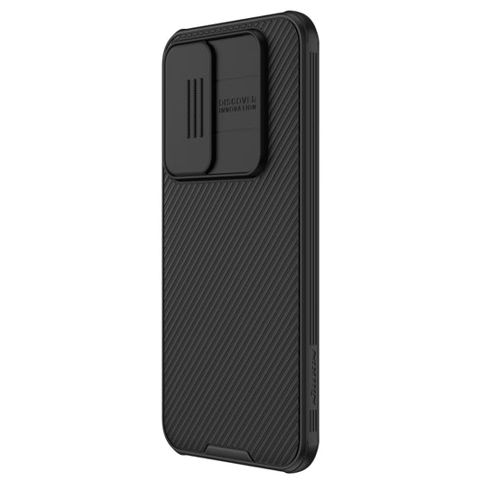 For Samsung Galaxy S23 FE NILLKIN Black Mirror Pro Series Camshield PC Phone Case(Black) by NILLKIN