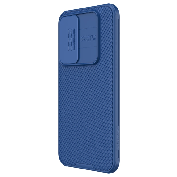 For Samsung Galaxy S23 FE NILLKIN Black Mirror Pro Series Camshield PC Phone Case(Blue) - Galaxy S23 FE 5G Cases by NILLKIN | Online Shopping UK | buy2fix