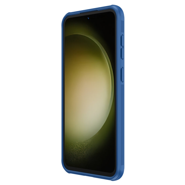 For Samsung Galaxy S23 FE NILLKIN Black Mirror Pro Series Camshield PC Phone Case(Blue) - Galaxy S23 FE 5G Cases by NILLKIN | Online Shopping UK | buy2fix