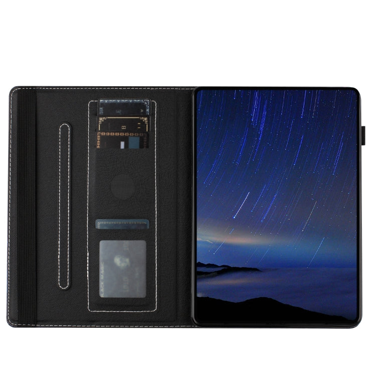 For Huawei MediaPad T5 10 Sewing Litchi Texture Smart Leather Tablet Case(Oil Painting) - Huawei by buy2fix | Online Shopping UK | buy2fix