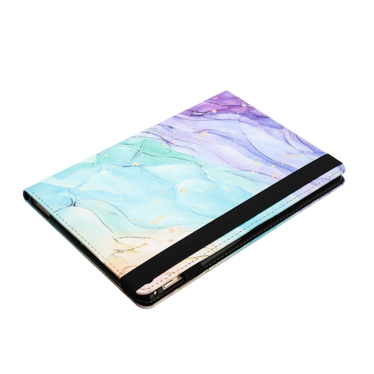 For Huawei MediaPad T5 10 Sewing Litchi Texture Smart Leather Tablet Case(Oil Painting) - Huawei by buy2fix | Online Shopping UK | buy2fix