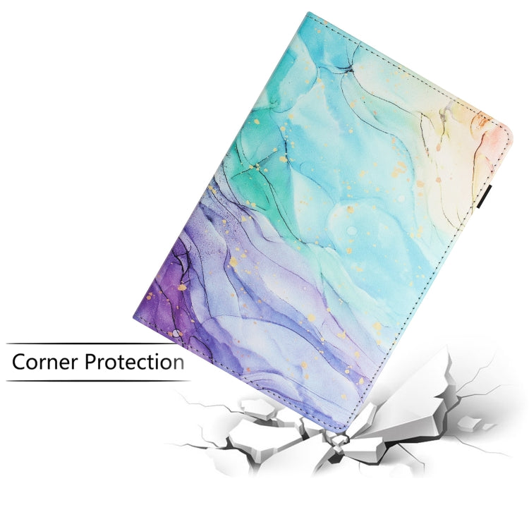 For Huawei MediaPad T5 10 Sewing Litchi Texture Smart Leather Tablet Case(Oil Painting) - Huawei by buy2fix | Online Shopping UK | buy2fix