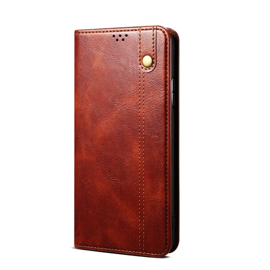 For Nothing Phone 2 Oil Wax Crazy Horse Texture Leather Phone Case(Brown) by buy2fix