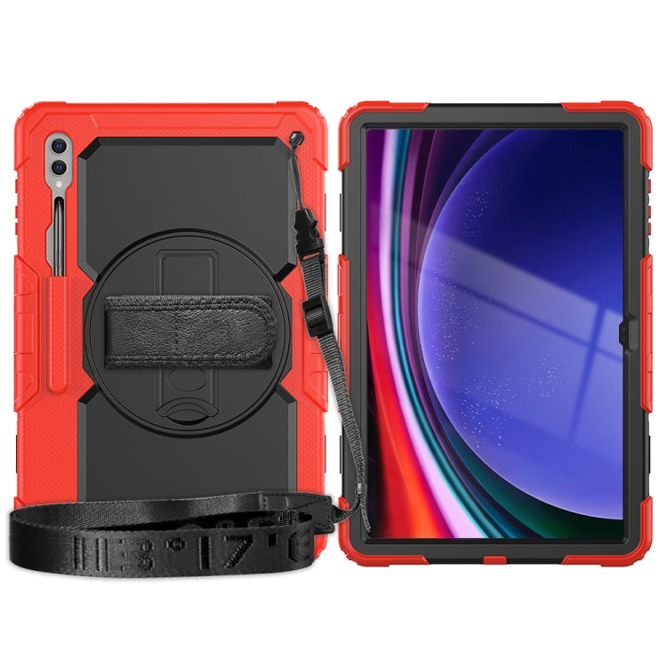 For Samsung Galaxy Tab S9 Ultra / S10 Ultra Silicone Hybrid PC Tablet Protective Case(Red+Black) - Galaxy Tab S9 Ultra Cases by buy2fix | Online Shopping UK | buy2fix