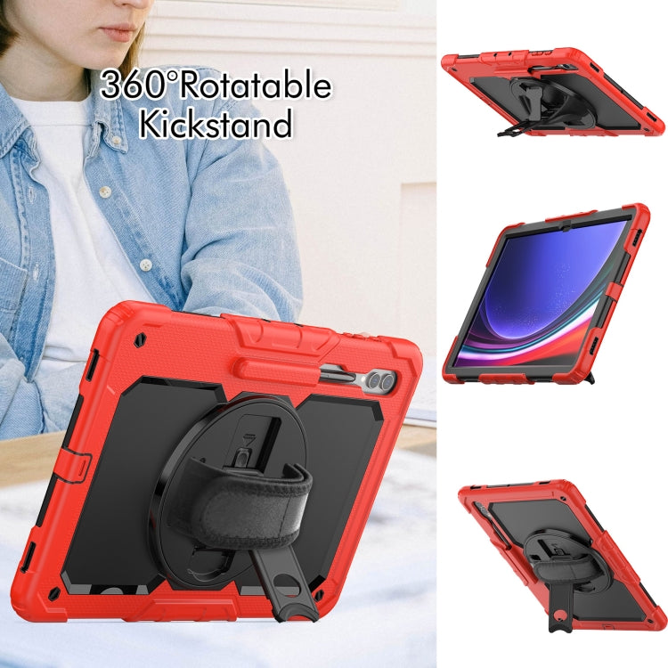 For Samsung Galaxy Tab S9 Ultra / S10 Ultra Silicone Hybrid PC Tablet Protective Case(Red+Black) - Galaxy Tab S9 Ultra Cases by buy2fix | Online Shopping UK | buy2fix