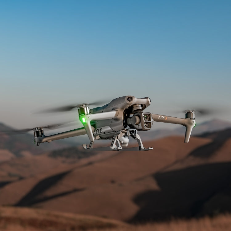 For DJI Air 3 STARTRC Folding Anti-fall Anti-dirt Heightened Landing Gear Training Rack(Grey) by STARTRC