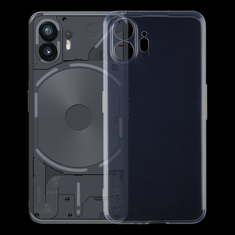 For Nothing Phone 2 Ultra-thin Transparent TPU Phone Case - Nothing Cases by buy2fix | Online Shopping UK | buy2fix