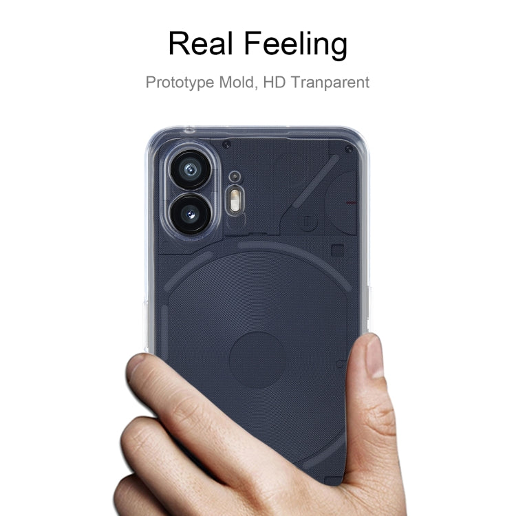 For Nothing Phone 2 Ultra-thin Transparent TPU Phone Case - Nothing Cases by buy2fix | Online Shopping UK | buy2fix