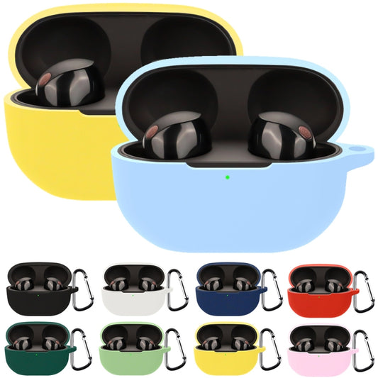 For Sony WF-1000XM5 Wireless Bluetooth Earphone Silicone Protective Case(Dark Blue) by buy2fix