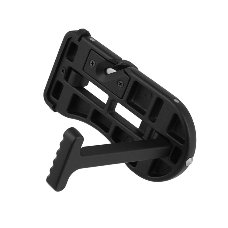 BF013-BK Automotive Door Step Hook Aluminum Foldable Ladder Mini Foot Pedal for Jeep SUV Truck WP - Foot Pedal by buy2fix | Online Shopping UK | buy2fix