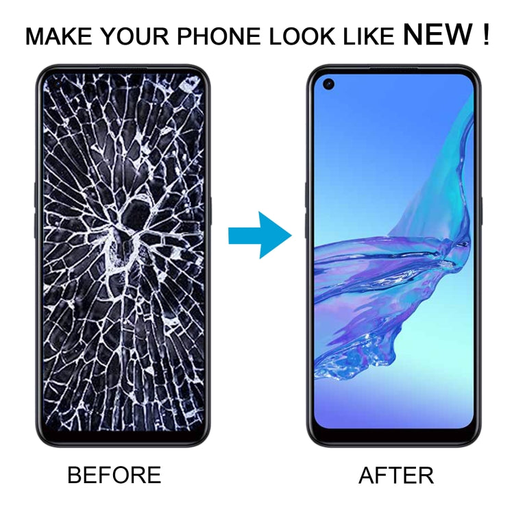 For OPPO A53s 4G OEM LCD Screen Digitizer Full Assembly with Frame by buy2fix